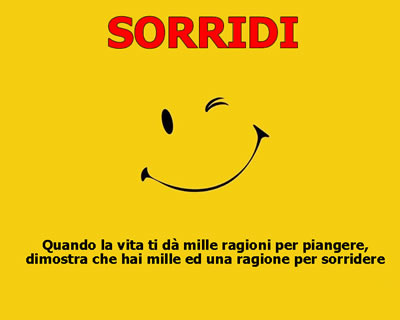 Frasi Sorridere