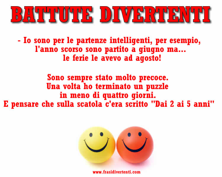 Battute Divertenti